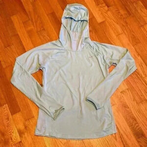 Nike Running Dri-Fit Light Blue Size Small Women’s Ling Sleeve Hoodie.